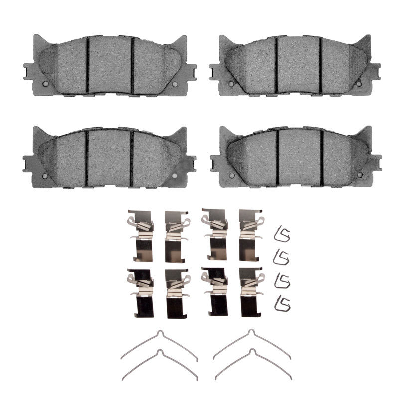 Lexus ES350 Brake Pads - Front - R1 Concepts - R1 Ceramic Pads & Hardware Kit - `07-`18